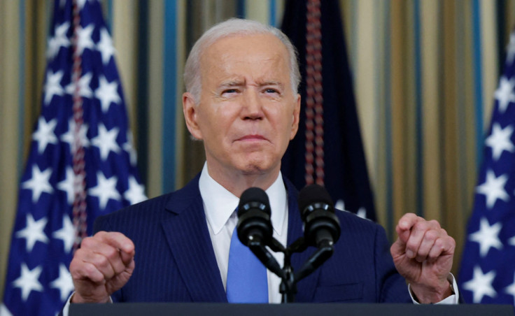 Il presidente degli Stati Uniti Joe Biden tiene una conferenza stampa alla Casa Bianca per discutere i risultati delle elezioni di medio termine del 2022 a Washington