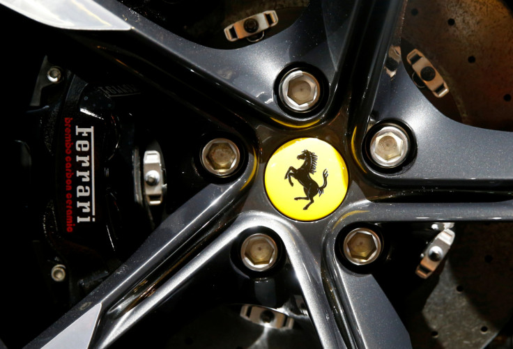 Un&#39;auto sportiva Ferrari Roma è stata vista all&#39;Auto Zurich Car Show di Zurigo