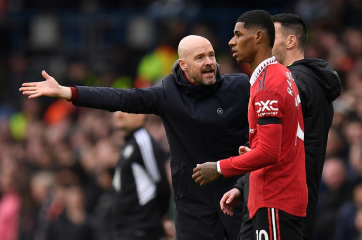 L&#39;attaccante Marcus Rashford ha dichiarato che l&#39;allenatore Erik ten Hag è "una gioia con cui lavorare"