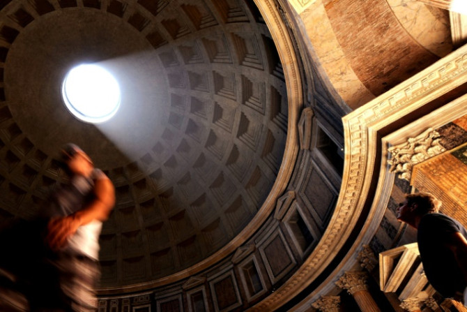 Una delle reliquie meglio conservate dell&#39;antica Roma, il Pantheon è famoso per la sua straordinaria cupola
