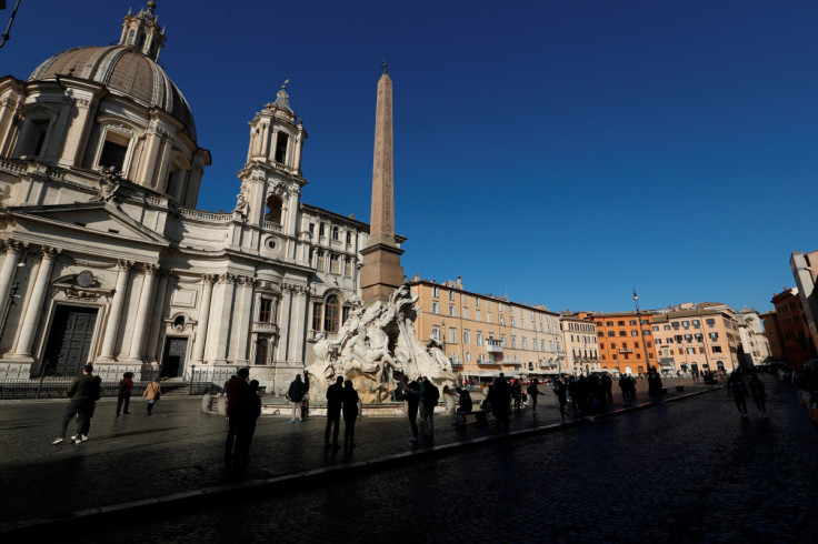 General view of Piazza Navona in Rome
