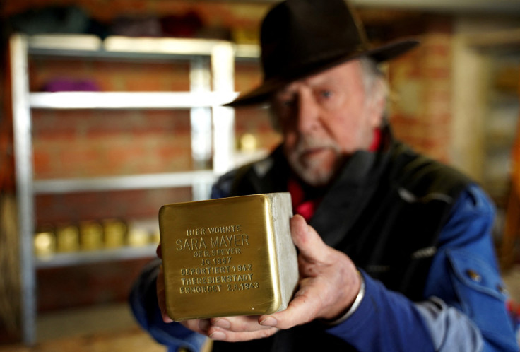 Pietra d&#39;inciampo (Stolperstein) produzione dell&#39;artista Gunter Demnig ad Alsfeld