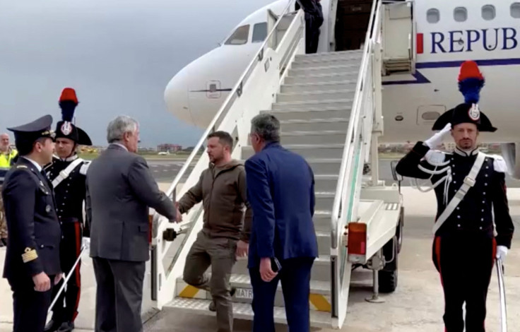 Il presidente ucraino Zelenskij in visita in Italia