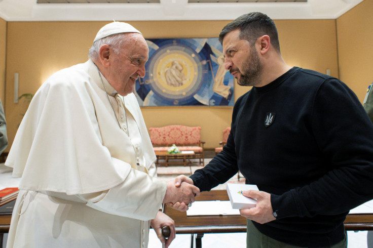 Papa Francesco incontra il presidente ucraino Volodymyr Zelenskiy