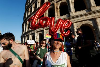 Parata annuale del Pride LGBTQ+ a Roma
